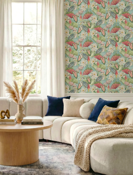 Waterlily Lake Soft Blue